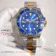 Perfect Replica Rolex Submariner Two Tone Blue Watch 40mm (5)_th.jpg